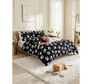 Cubrecamas Sherpa 2 Plazas Plush Ultra Suave De Lujo m12
