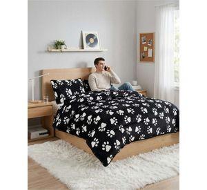 Cubrecamas Sherpa 2 Plazas Plush Ultra Suave De Lujo m12