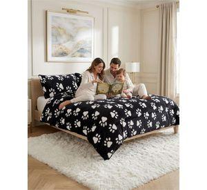 Cubrecamas Sherpa 2 Plazas Plush Ultra Suave De Lujo m12