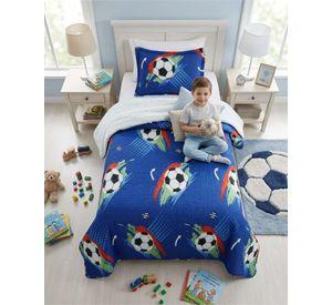 Set Cubrecama Sherpa Con Sabanas Termicas Plaza Y Media m1