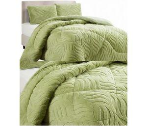 Cobertores elegantes de invierno texturizado con chiporro Relieve Hojas RB 2.PLAZAS TF.