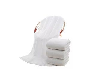 Pack de 6 toallas de baño de hotel, algodón, 140x70 cm, color blanco