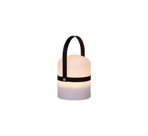 LAMPARA DE MESA MINI JOE LED RECARGABLE NEGRO Ø10CM