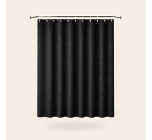 Cortina De Baño Impermeable Tela Ducha +12 Gancho Premium Az