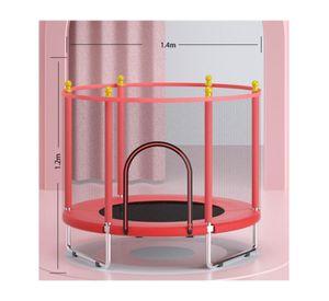 Mini Trampolín Cama Elástica 1.4M Para Niño Rojo