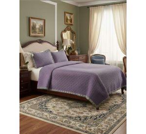 CUBRECAMAS QUILT BORDADOS 2 PLAZA EXTRA SUAVE b03