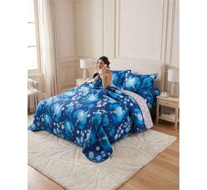 Juego De Cubrecama Quilt 2 Plazas Con Sábanas De Verano 5 Pzs m5