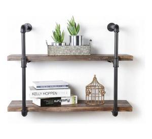 Estante Pared Diseño Industrial Almacenamiento Hogar Jhn
