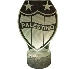Lámpara ilusión 3D Palestino Chile 7 Colores Led
