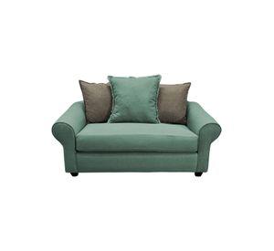 SOFÁ PRAT CHENILLE VERDE MENTA 2 CUERPOS