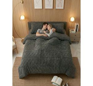Cubrecama 2 Plazas Con Relieve Cobertor Elegante Suave