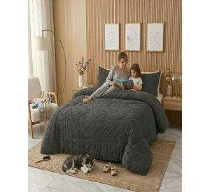 Cubrecama 2 Plazas Con Relieve Cobertor Elegante Suave