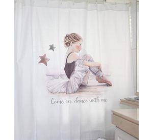 Cortina de baño bailarina