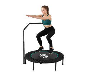 Mini Trampolín 4 Ft 1.2 mt Aeróbico Fitness Yoga y Juegos GlowUp
