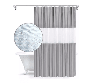 Cortina Baño Ducha 180x200 Gris