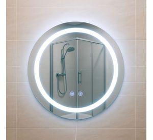 Espejo Redondo Touch con Luz Led 3 colores - 50 cm de Diámetro