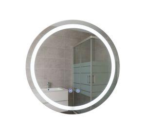 Espejo Redondo Touch con Luz Led 3 colores - 50 cm de Diámetro