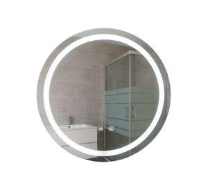 Espejo Redondo Touch con Luz Led 3 colores - 50 cm de Diámetro