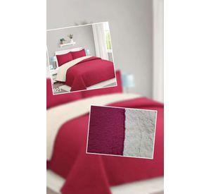 Cubrecama Quilt Sherpa 1.5 - Varios Modelos W.m G Burdeo Lisa