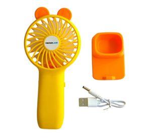 Mini Ventilador Portátil Recargable Tecnolab Amarillo TL672O