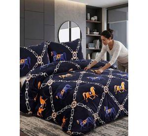 Juego de Cama Cubrecama Con Sherpa Quilting Premium 2 Plazas 08