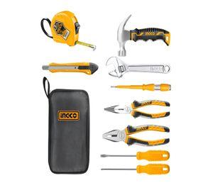 Set Herramientas Manuales Ingco De 9 Pzas Con Bolsa De Lona