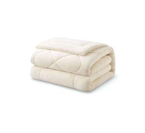 Cubrecama plush con chiporro Acolchado liso King beige