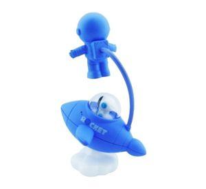 LAMPARA ESCRITORIO LED PARA NIÑO NAVE ESPACIAL CON ASTRONAUTA CON LUZ