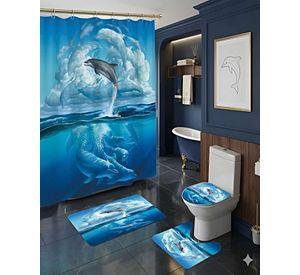 SET DE BAÑO COMPLETO MODELOS UNICOS 4 PIEZAS S04