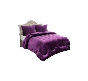 Cubrecama de Plush con Chiporro Diseño Ondas 2 plazas morado