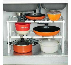Organizador Almacenamiento Cocina Estante Extensible Rondon