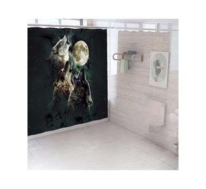 CORTINA DE BAÑO CON FORRO DE DUCHA 180 cm L58