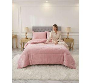 Plumón Cubrecama King Plush con Reverso Chiporro Invierno A4