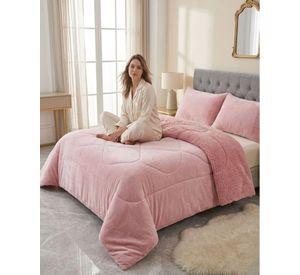 Plumón Cubrecama King Plush con Reverso Chiporro Invierno A4