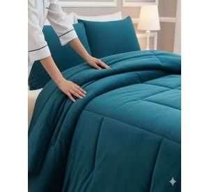 Cubrecama de invierno Plush y Chiporro azul- King