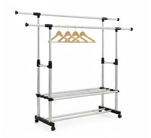 PERCHERO ORGANIZADOR COLGANTE DE ROPA ACERO INOXIDABLE TFI