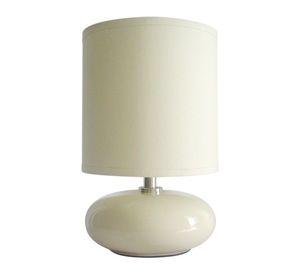 LÁMPARA SOBREMESA CERÁMICA BEIGE E27 1X40W