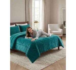 Plumón Cubrecama King Plush con Reverso Chiporro Invierno A5