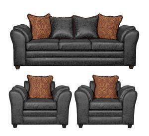 Juego de Living 3 1 1 Aconcagua Negro