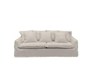 Sofá Palena Chenille Hueso 3C