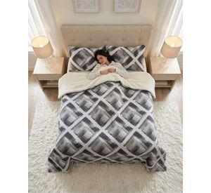 Juego De Cubrecama Sherpa Calidez Superior Con Sabanas 2 Plazas m5