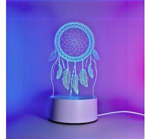 Lámpara Led RGB visualización 3D Neto