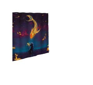 CORTINA DE BAÑO CON FORRO DE DUCHA 180 cm L46