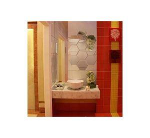Set Espejos Decorativos Vinilo Pared Acrílico Adhesivos Hexagonales Marinshop