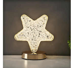 Lampara De Mesa Estrella Control Táctil Recargable Luz Led Ajustable