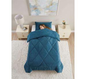 Cubrecama Plush Con Chiporro Plazas y media Quilt Térmico 03