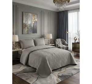 Quilt de Verano Transpirable, Ligero y Elegante king gris