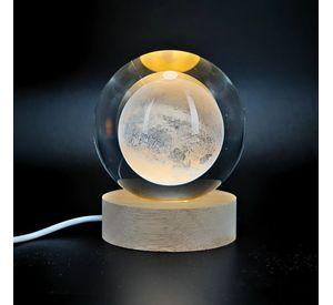Lampara Bola De Cristal LED Luna