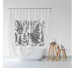 Cortina de Baño Silueta Hierbas