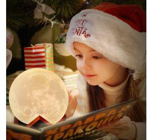 Lampara Luna 3d Led Mágica Corriente Habitación Rondon